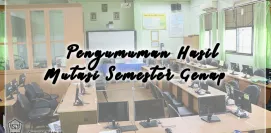 PENGUMUMAN HASIL SELEKSI SISWA MUTASI SEMESTER GENAP