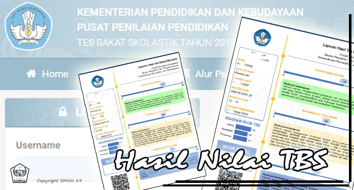 HASIL TES BAKAT SKOLASTIK TAHUN 2019