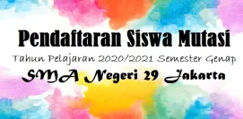 Hasil Seleksi Siswa Mutasi Tahun Pelajaran 20202021 Semester Genap